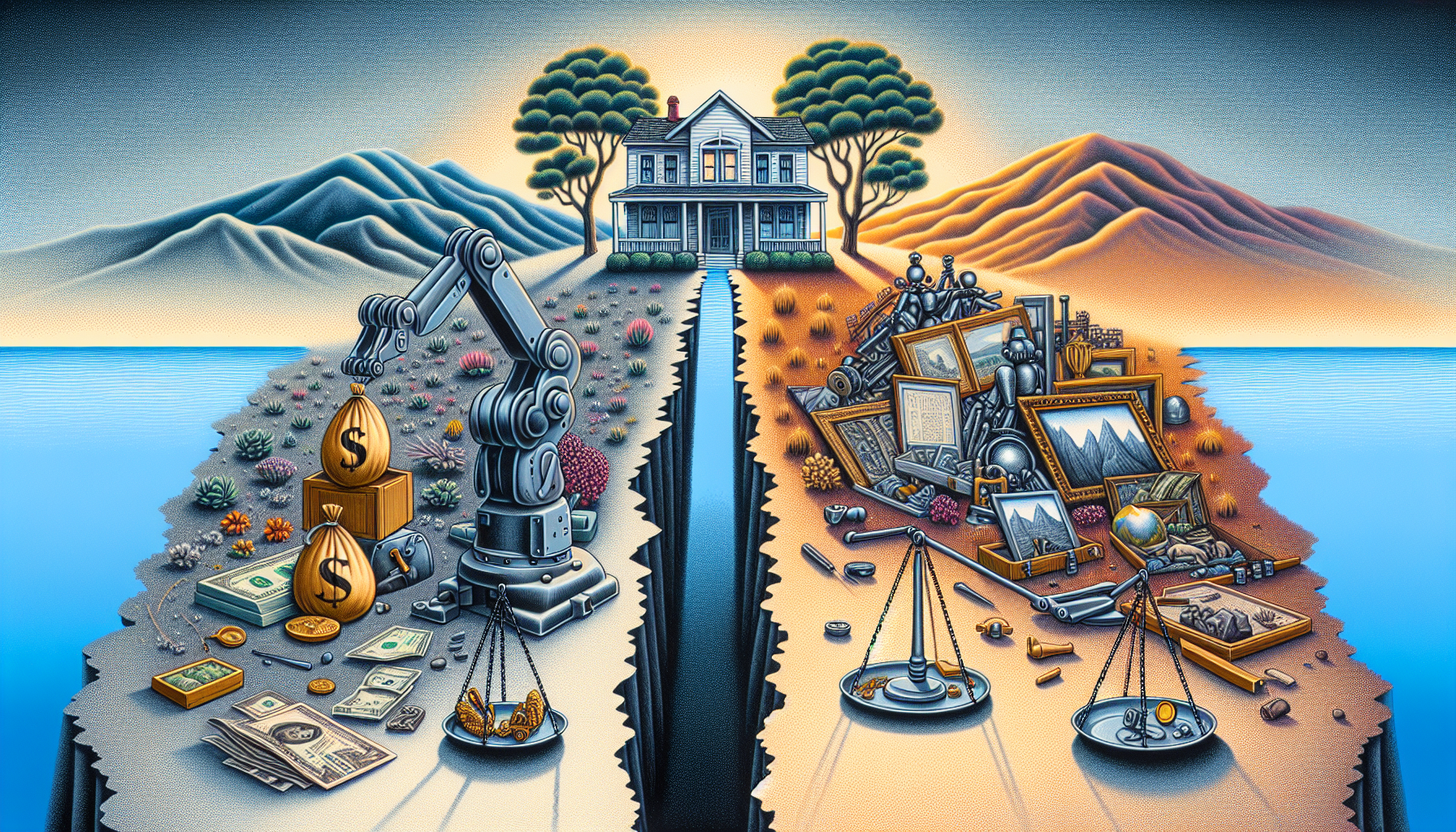 Illustration of forfeiture of hidden assets in divorce