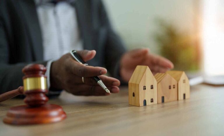 lawyer talking about dividing house in divorce