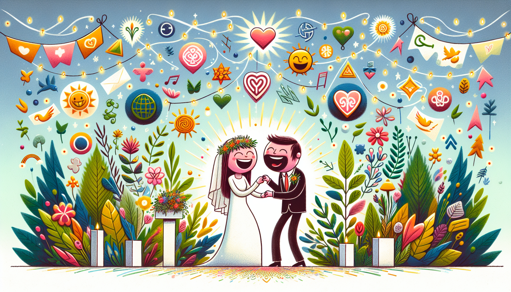 Illustration representing the impact of political party on marriage longevity.