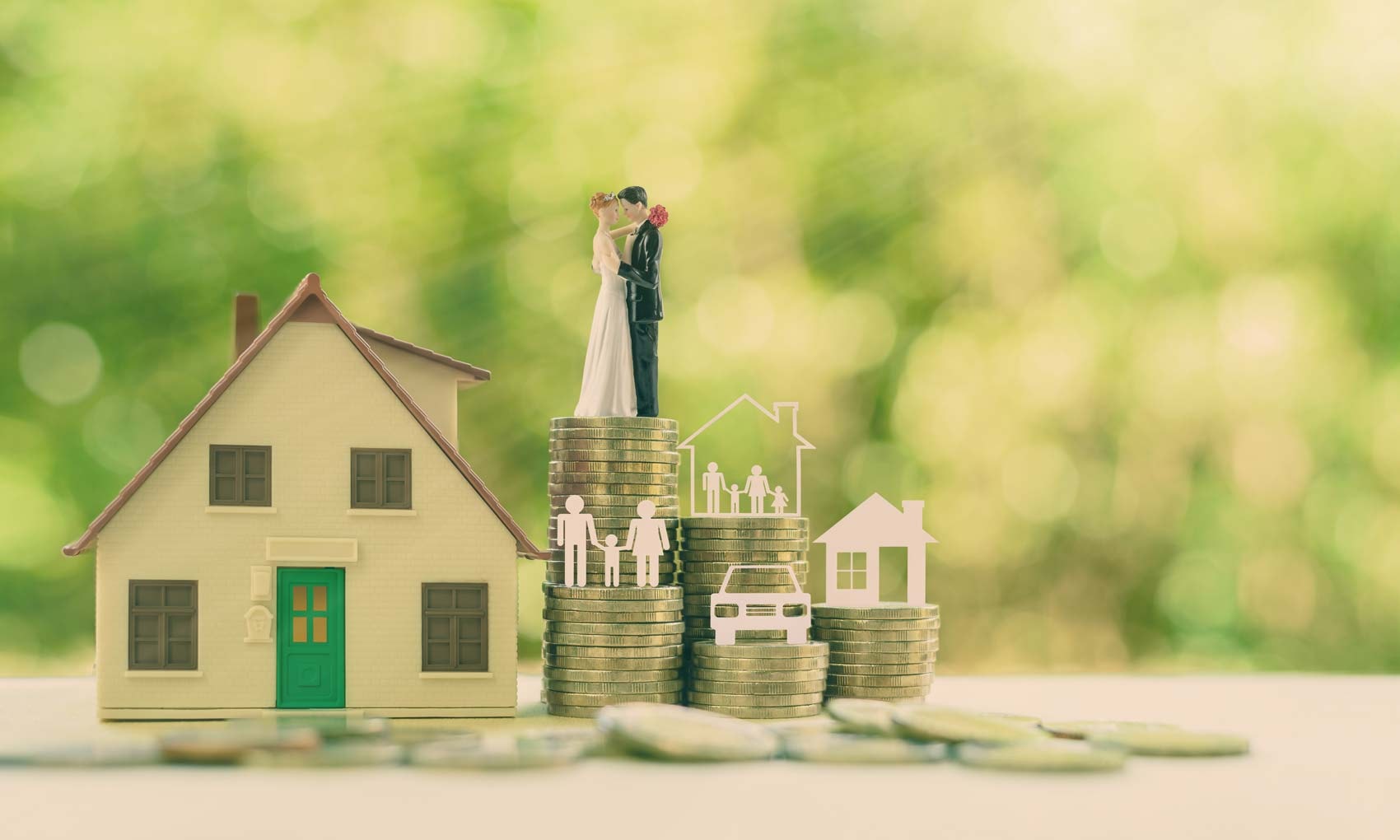 house and  insurance division in a divorce