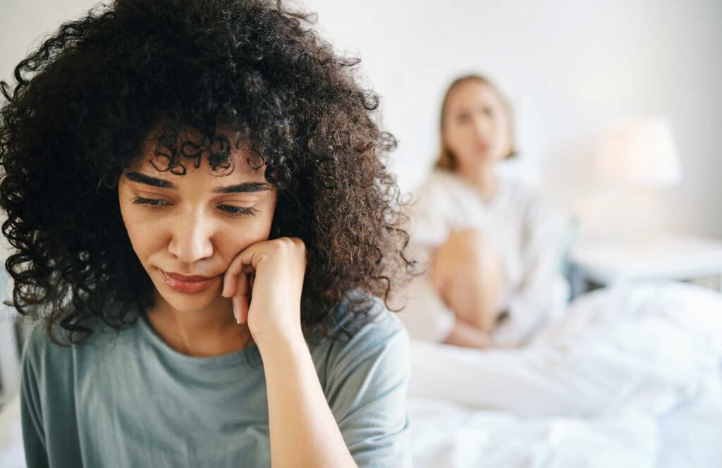 2 gay women arguing over relationship