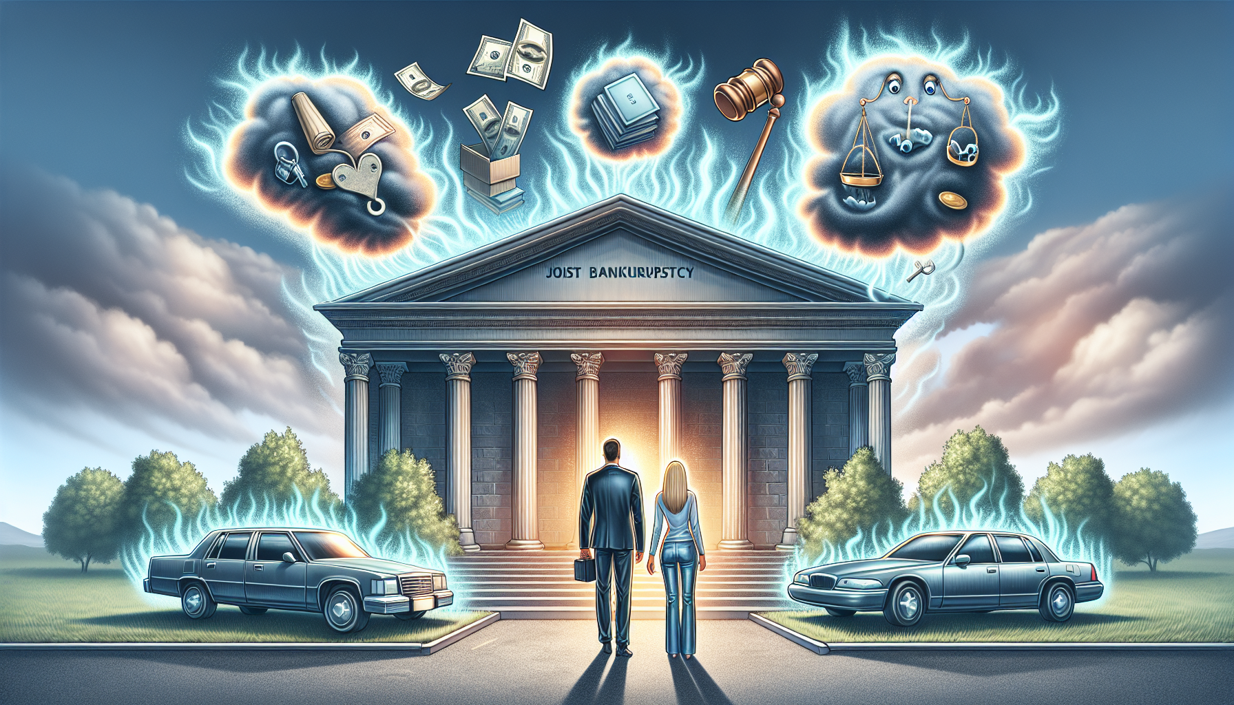 Illustration of joint Chapter 7 bankruptcy